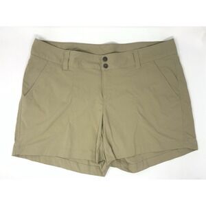 Columbia Athletic Stretch Khaki Women's Chino Shorts Size 14